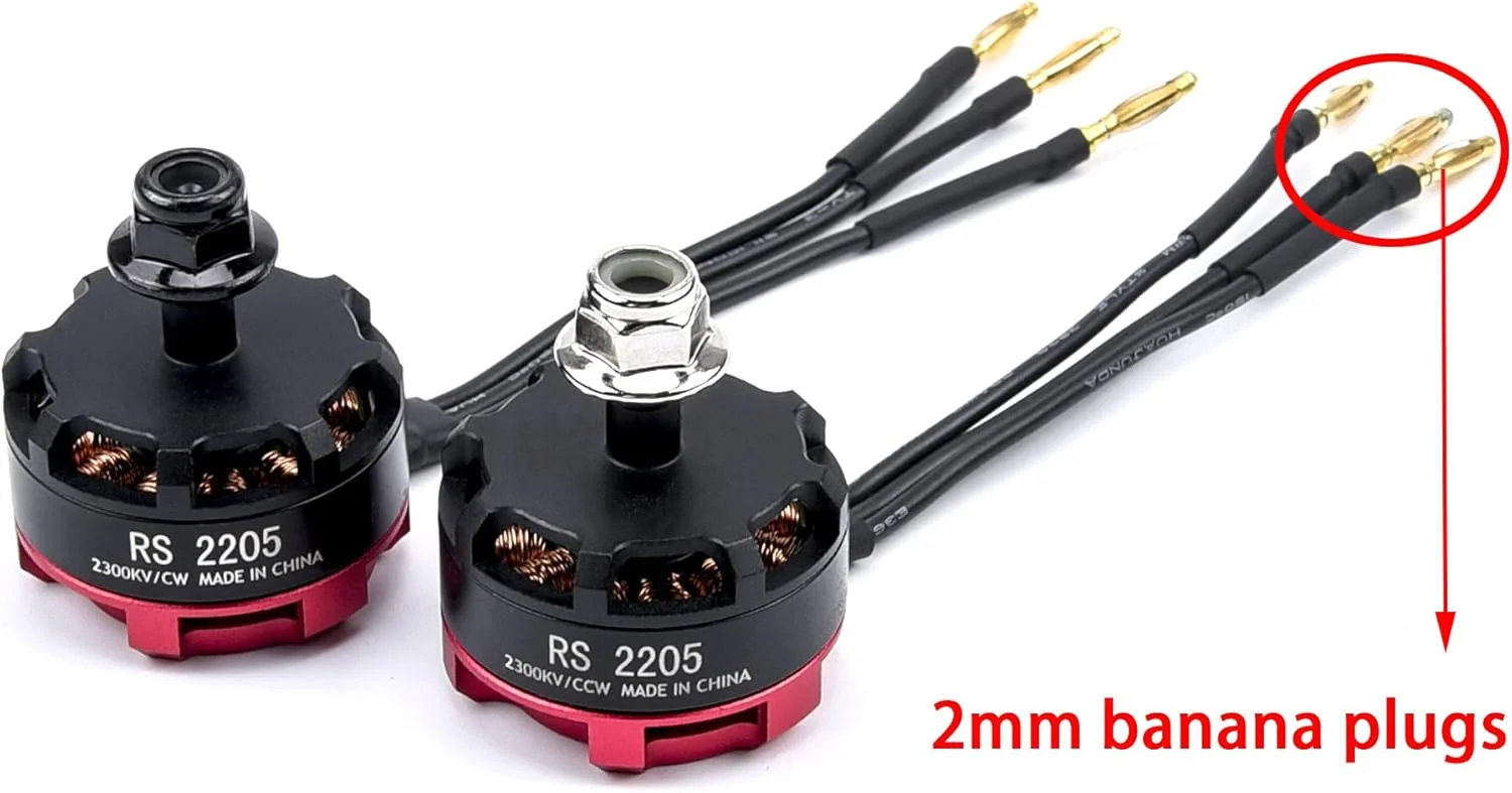 موتور براشلس ReadytoSky RS2205 2300KV، موتورهای 3-4S RC با چرخش ساعتگرد/پادساعتگرد برای پهپاد مسابقه ای FPV و مولتی کوپتر FPV