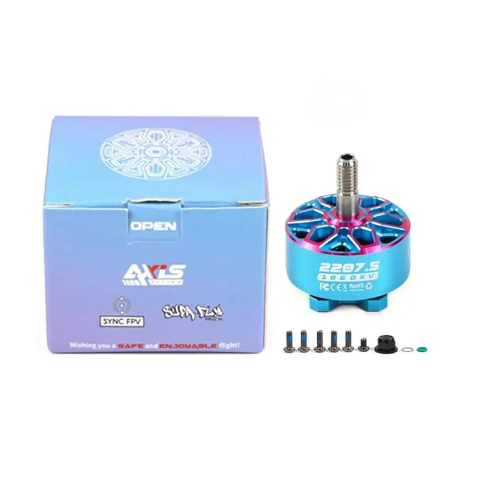 موتور براشلس AXISFLYING Bando 2207 2207.5 1960KV FPV با شفت خروجی 5 میلیمتری برای قطعات پهپادهای سینمایی 5 اینچی فری استایل (4 عدد 2207.5 1960KV) موتور براشلس AXISFLYING Bando 2207 2207.5 1960KV FPV با شفت خروجی 5 میلیمتری برای قطعات پهپادهای سینمایی 5 اینچی فری استایل (4 عدد 2207.5 1960KV)
