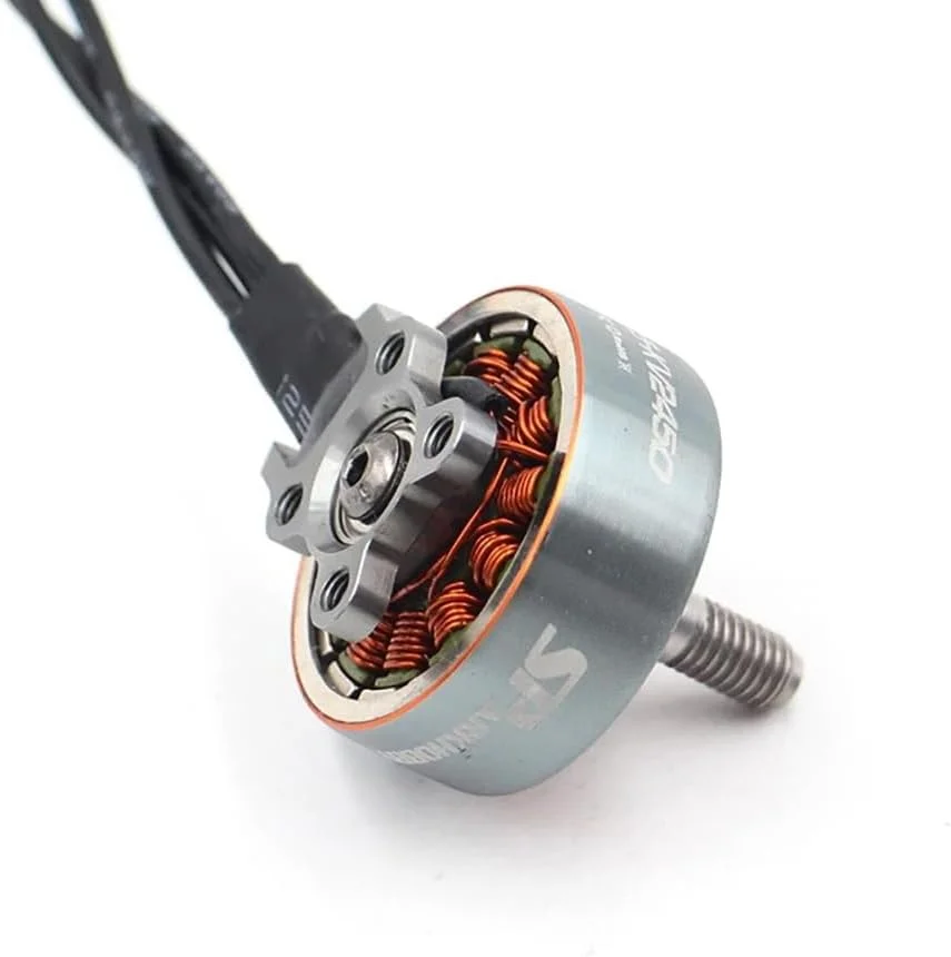 موتور براشلس 2306.5 2306 1700KV 4~6S / 2450KV 3~4S با شفت 5 میلی‌متری برای پروانه 5~6 اینچی GF6042، GF5152، GF51466، مناسب برای پهپادهای مسابقه‌ای DIY (یک عدد 2306.5 1700KV)