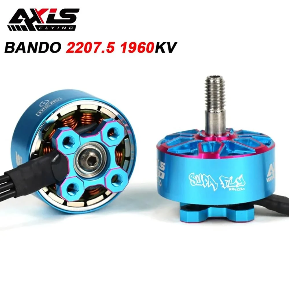 موتور براشلس AXISFLYING Bando 2207 2207.5 1960KV FPV با شفت خروجی 5 میلیمتری برای قطعات پهپادهای سینمایی 5 اینچی فری استایل (4 عدد 2207.5 1960KV) موتور براشلس AXISFLYING Bando 2207 2207.5 1960KV FPV با شفت خروجی 5 میلیمتری برای قطعات پهپادهای سینمایی 5 اینچی فری استایل (4 عدد 2207.5 1960KV)