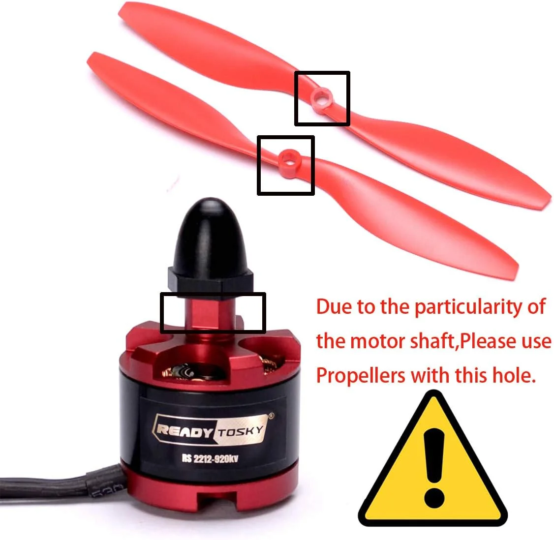 موتور براشلس 2212 920KV مدل Readytosky (دو راستگرد و دو چپگرد) مناسب برای کوادکوپترهای F330 X525 F450 F500 F550 DJI فانتوم (4 عدد)