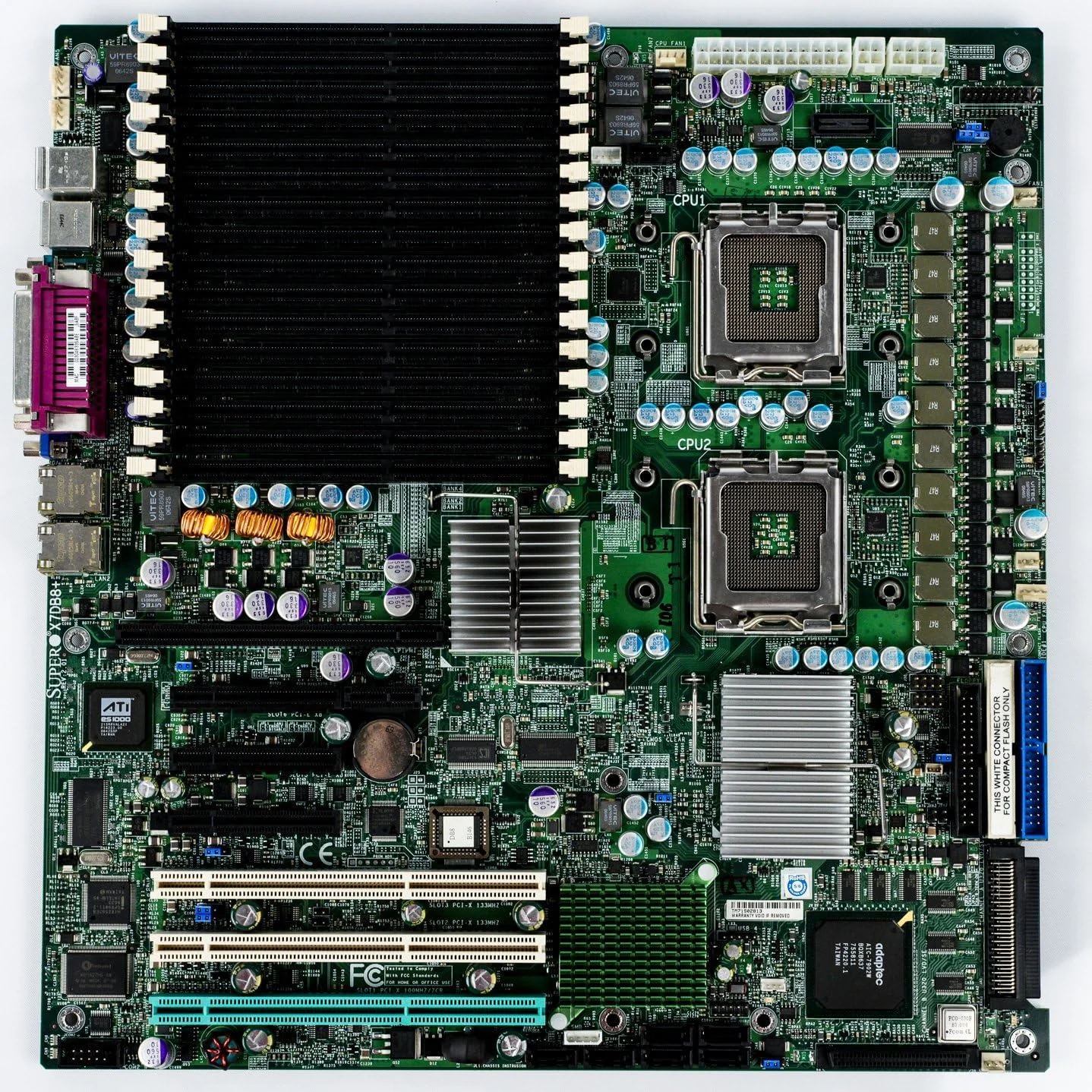 مادربرد Supermicro X7DB8+ - دوگانه Intel 64-BIT Xeon, SCSI مادربرد Supermicro X7DB8+ - دوگانه Intel 64-BIT Xeon, SCSI