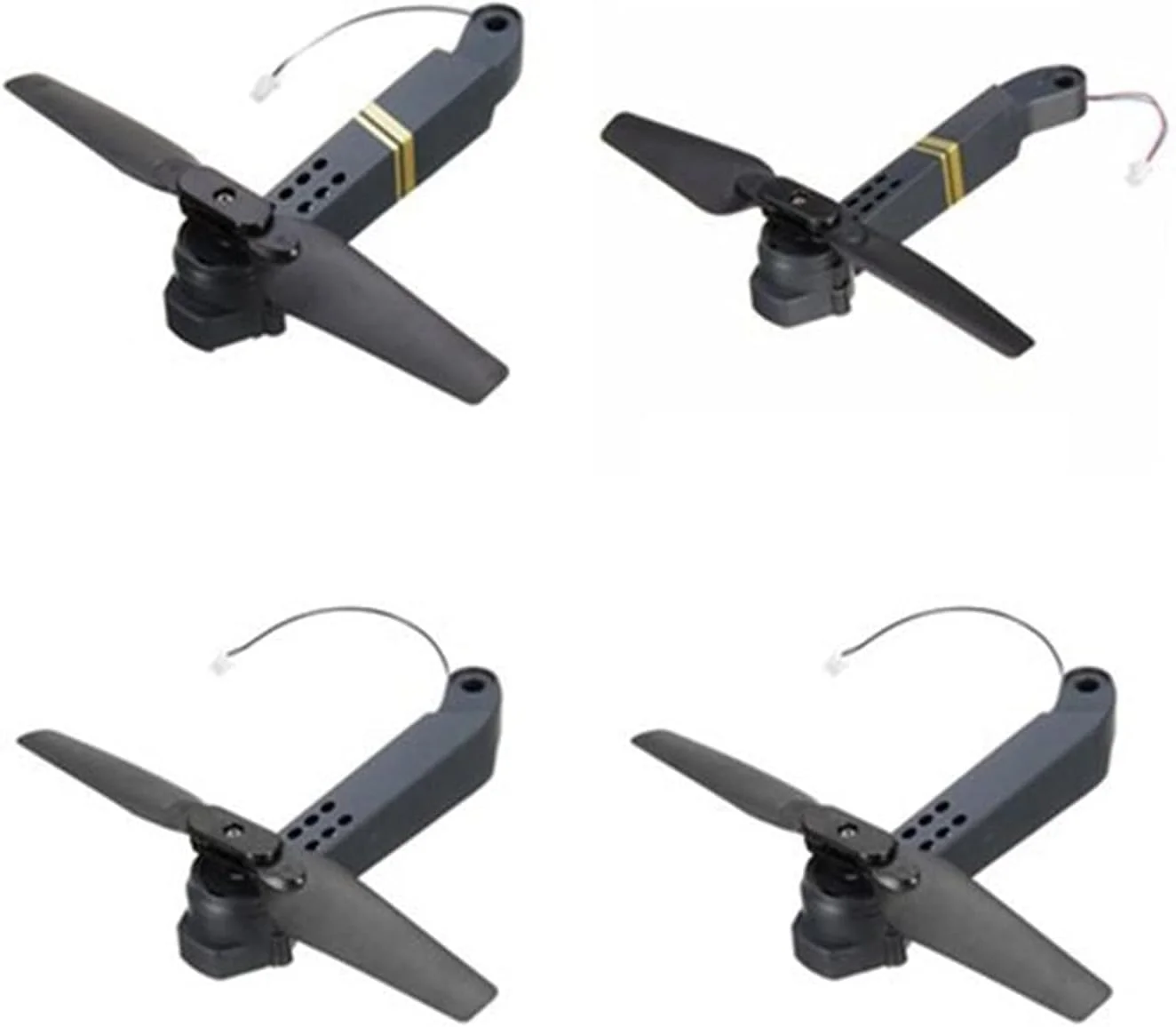 بازوهای محور قطعات یدکی با قطعات قاب پروانه موتور لوازم جانبی جایگزین، برای Eachine، E58 RC کوادکوپتر FPV مسابقه ای بازوی موتور پروانه