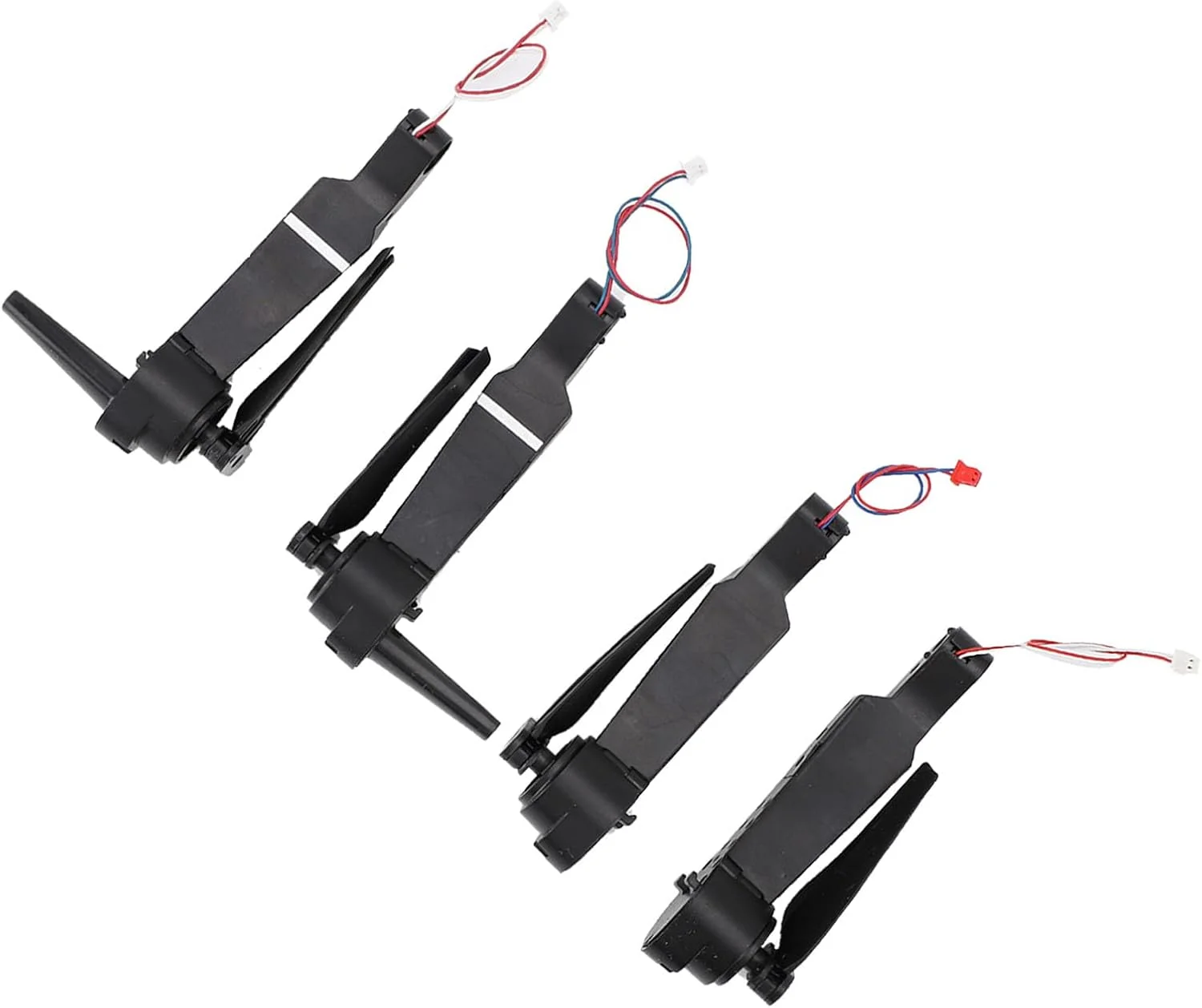 4 عدد بازوی موتور پهپاد با ملخ، قطعات قاب پلاستیکی پهپاد، جایگزینی موتور بازوی کوادکوپتر برای کوادکوپتر تاشو E88 E99 E10 RC