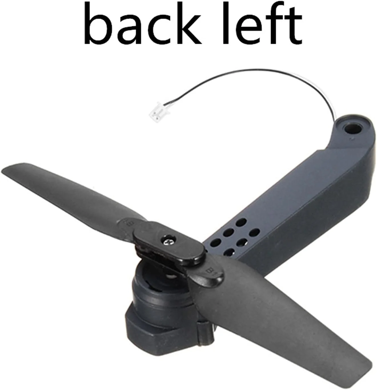 قطعات یدکی بازوهای محور جلو/عقب چپ/راست با موتور و ملخ، جایگزینی قطعات پهپاد برای بازوی موتور ملخ کوادکوپتر RC