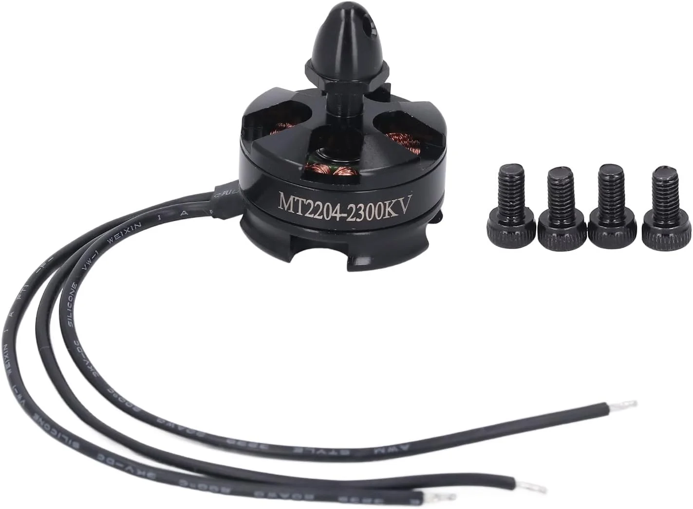موتور براشلس کوادکوپتر FPV مدل MT2204 2300KV، مقاومت 0.112 اهم، حداکثر تراست 420 گرم، موتور کوادکوپتر برای QAV 180 210 250