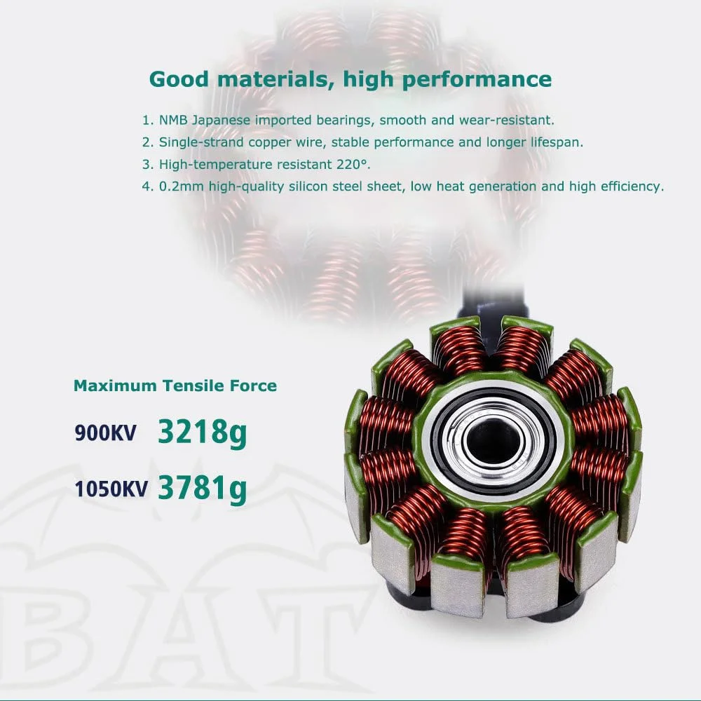 موتور براشلس B3115 FPV – موتور پر قدرت برای پهپادهای مسابقه ای مولتی روتور، بلبرینگ های NMB، سیم پیچ های مسی مقاوم در برابر حرارت، طراحی خنک کننده قابل جابجایی، شفت M5 (1050KV) موتور براشلس B3115 FPV – موتور پر قدرت برای پهپادهای مسابقه ای مولتی روتور، بلبرینگ های NMB، سیم پیچ های مسی مقاوم در برابر حرارت، طراحی خنک کننده قابل جابجایی، شفت M5 (1050KV)