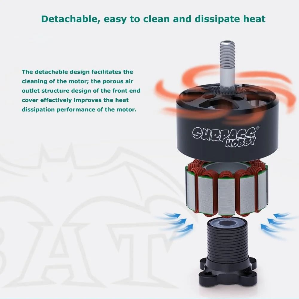 موتور براشلس B3115 FPV – موتور پر قدرت برای پهپادهای مسابقه ای مولتی روتور، بلبرینگ های NMB، سیم پیچ های مسی مقاوم در برابر حرارت، طراحی خنک کننده قابل جابجایی، شفت M5 (1050KV) موتور براشلس B3115 FPV – موتور پر قدرت برای پهپادهای مسابقه ای مولتی روتور، بلبرینگ های NMB، سیم پیچ های مسی مقاوم در برابر حرارت، طراحی خنک کننده قابل جابجایی، شفت M5 (1050KV)