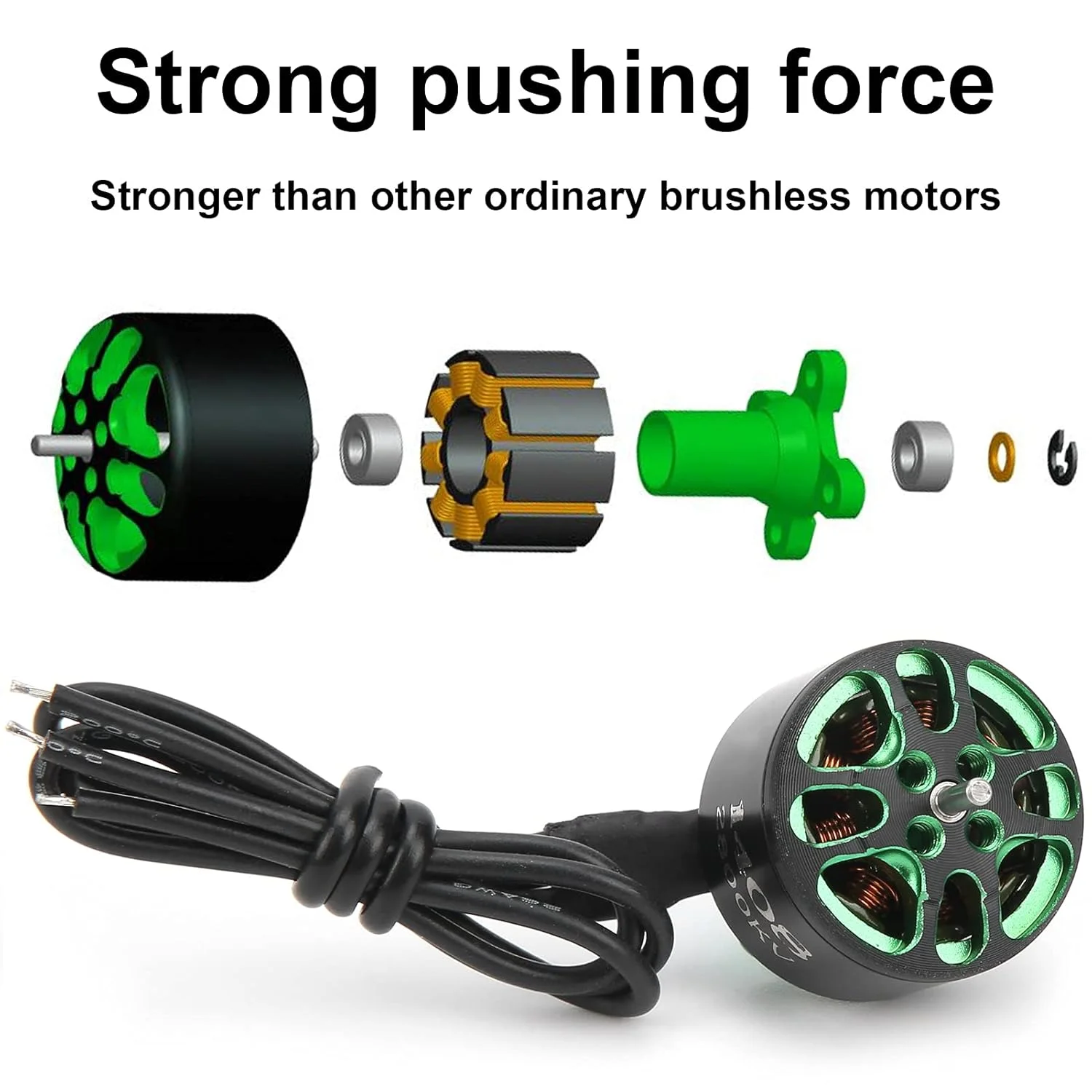 موتور مسابقه ای فلزی پهپاد MXGZ، موتور براشلس برای بهبود عملکرد پهپاد FPV موتور مسابقه ای فلزی پهپاد MXGZ، موتور براشلس برای بهبود عملکرد پهپاد FPV