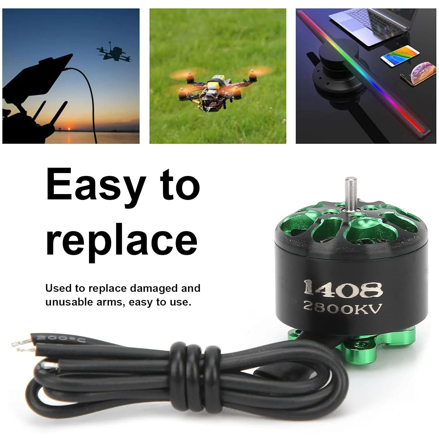 موتور مسابقه ای فلزی پهپاد MXGZ، موتور براشلس برای بهبود عملکرد پهپاد FPV موتور مسابقه ای فلزی پهپاد MXGZ، موتور براشلس برای بهبود عملکرد پهپاد FPV