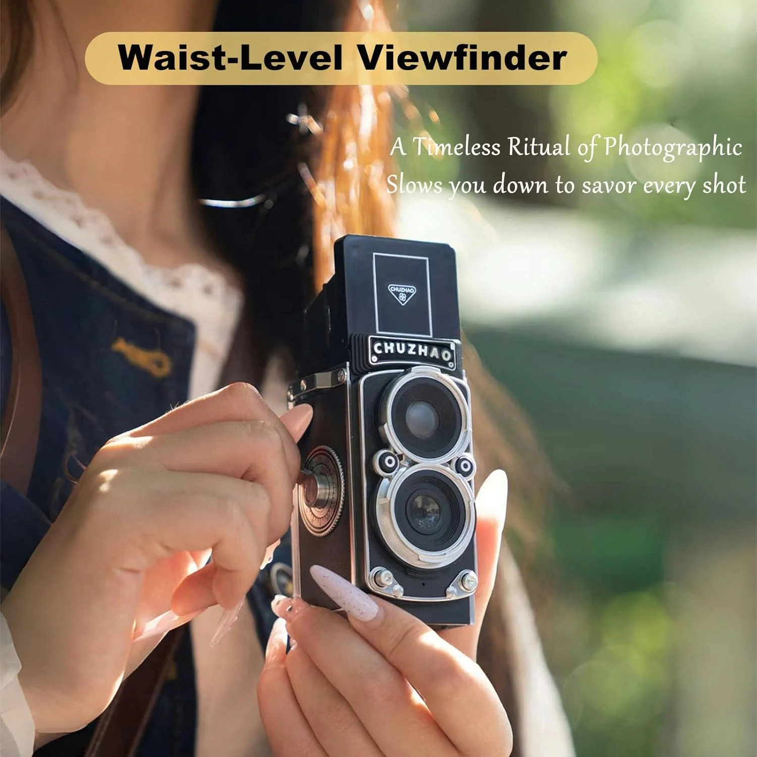 دوربین دیجیتال رترو CHUZHAO، دوربین مینی TLR وینتیج با منظره یاب در سطح کمر، فیلمبرداری 1080P FHD، دوربین های وبلاگ نویسی فوکوس خودکار 12 مگاپیکسلی با فیلتر سیاه و سفید و کارت 16 گیگابایتی برای مبتدیان، بزرگسالان، نوجوانان و کودکان دوربین دیجیتال رترو CHUZHAO، دوربین مینی TLR وینتیج با منظره یاب در سطح کمر، فیلمبرداری 1080P FHD، دوربین های وبلاگ نویسی فوکوس خودکار 12 مگاپیکسلی با فیلتر سیاه و سفید و کارت 16 گیگابایتی برای مبتدیان، بزرگسالان، نوجوانان و کودکان