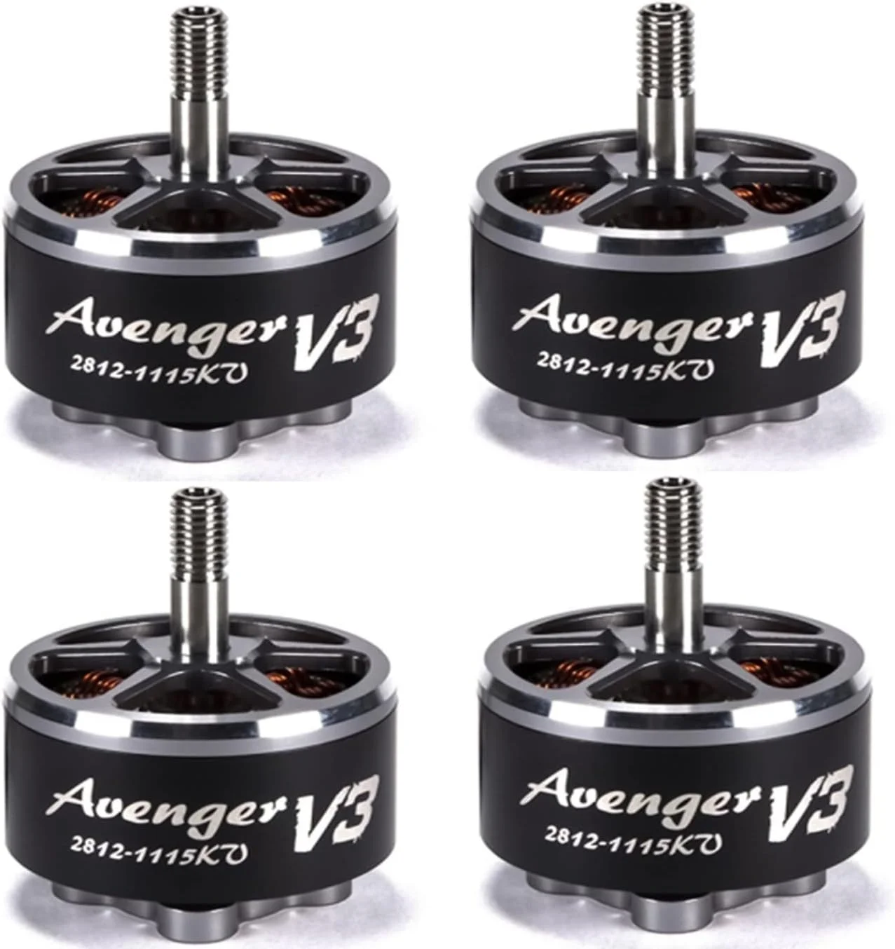 موتور براشلس OUNA 4PCS 2812 V3 900KV برای مولتی‌کوپتر FPV و پهپاد کنترل از راه دور