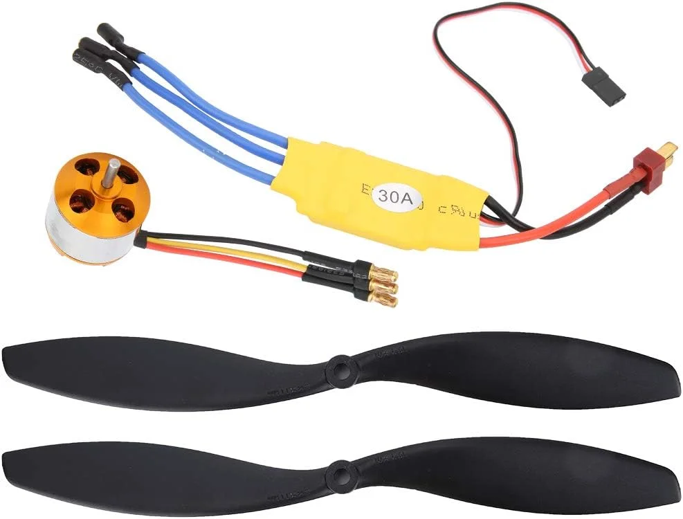 لوازم جانبی پهپاد، مجموعه قدرت پهپاد موتور براشلس نصب آسان و راحت برای کوادکوپتر پهپاد فریم F450 F550