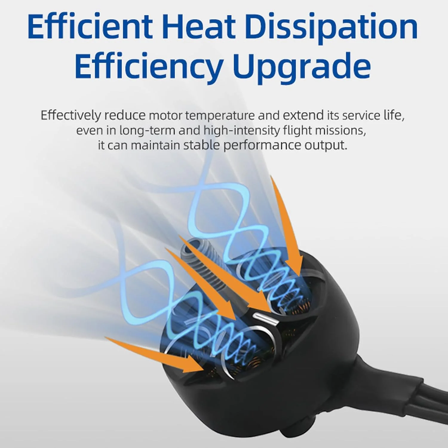 موتور براشلس 1500KV پهپاد، 8-4S 33.6V آلیاژ آلومینیوم با راندمان بالا، موتور براشلس هواپیمای RC با پیچش بزرگ، مناسب برای پهپاد مسابقه ای FPV