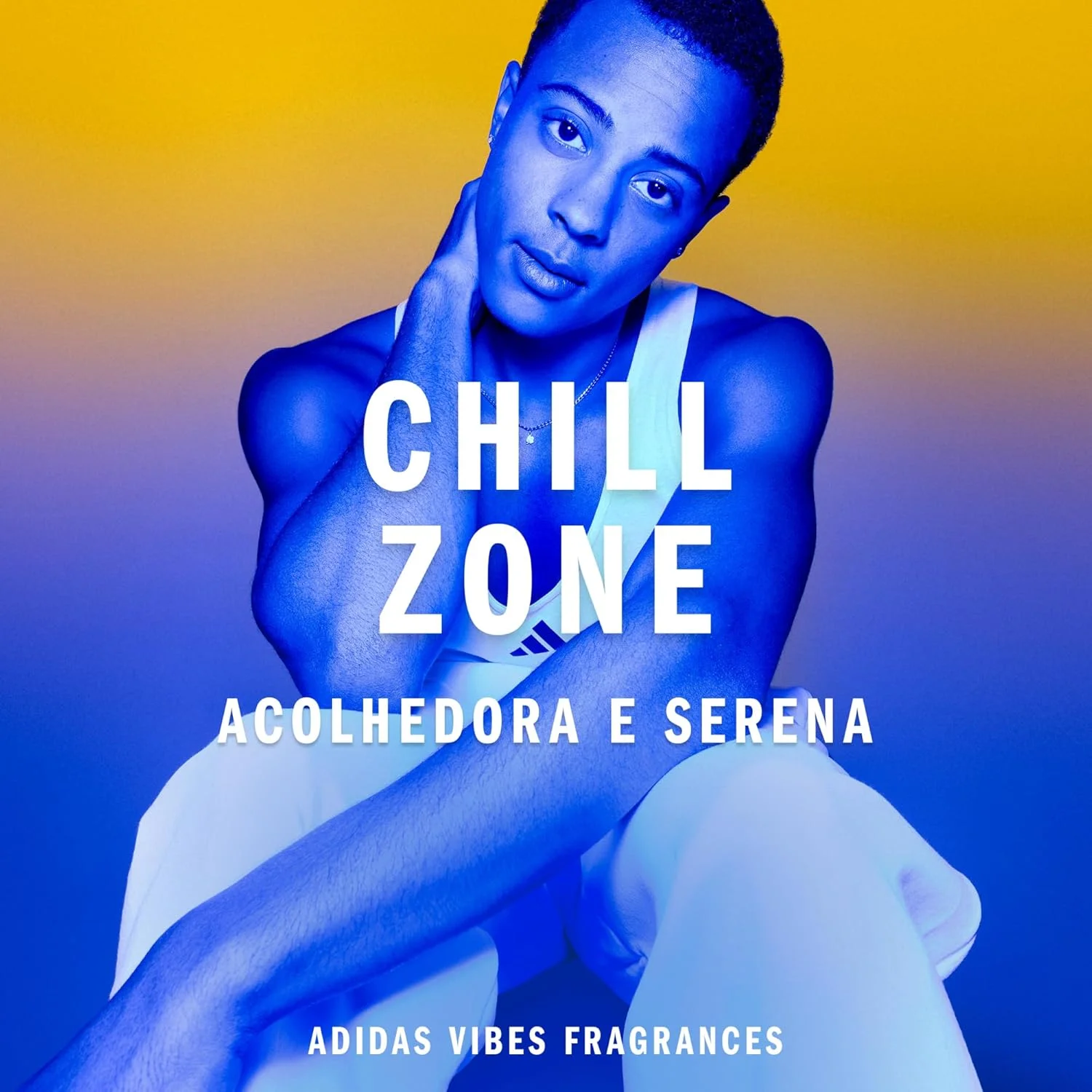 ادکلن آدیداس Vibes Chill Zone Eau de Parfum مناسب برای همه، آرامش بخش و دلپذیر، رایحه ماندگار، اسطوخودوس و وانیل 100 میلی لیتر (3.3oz)