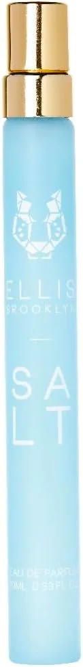 ادکلن زنانه الیس بروکلین Salt، اسپری مسافرتی، رایحه ای برای زنان با عنبر، گل یاس تاهیتی، یلانگ یلانگ و چوب صندل - گرمسیری - وگان، بدون تست حیوانی و بدون پارابن، 10 میلی لیتر