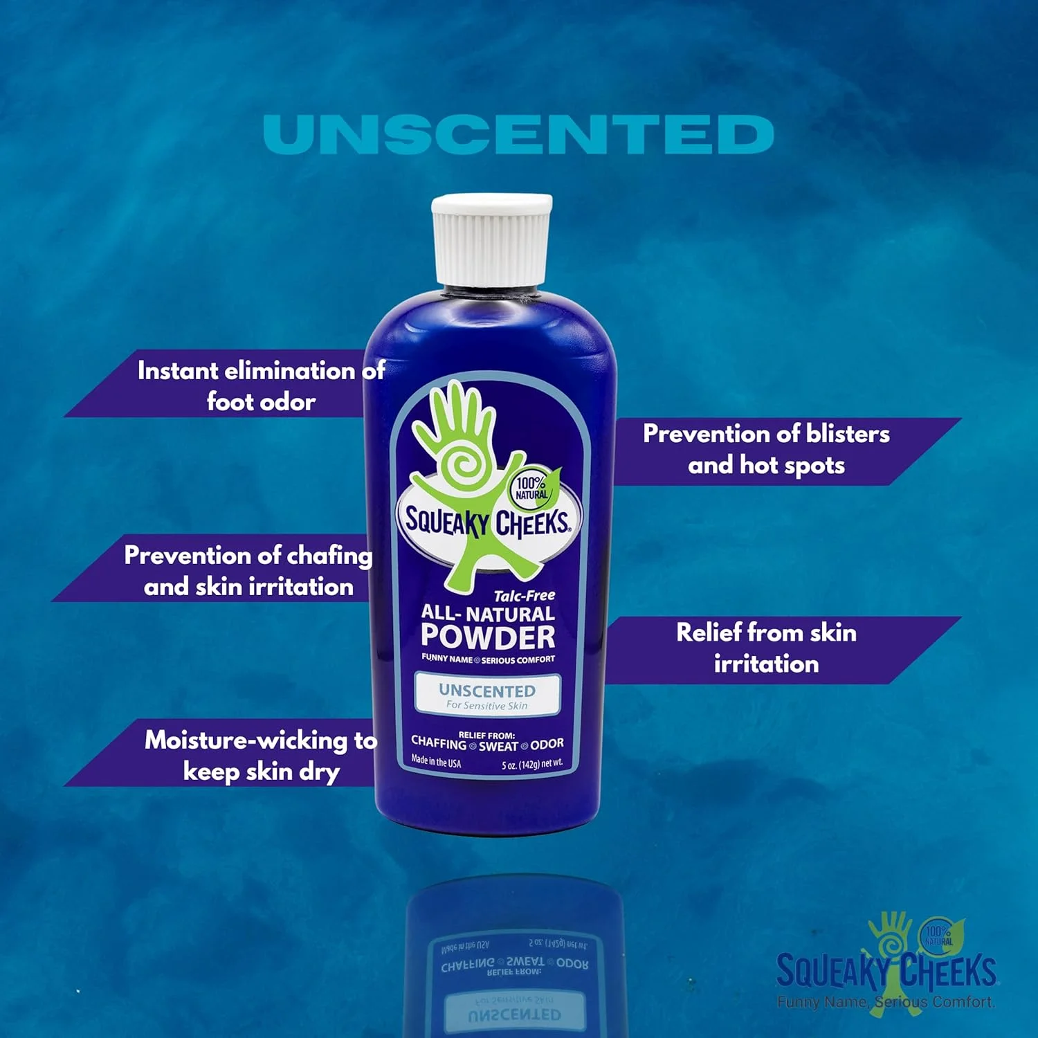 پودر بدن بدون بو برای پوست حساس - ملایم و مغذی - ارگانیک و بدون تالک (142 گرم) پودر بدن بدون بو برای پوست حساس - ملایم و مغذی - ارگانیک و بدون تالک (142 گرم)