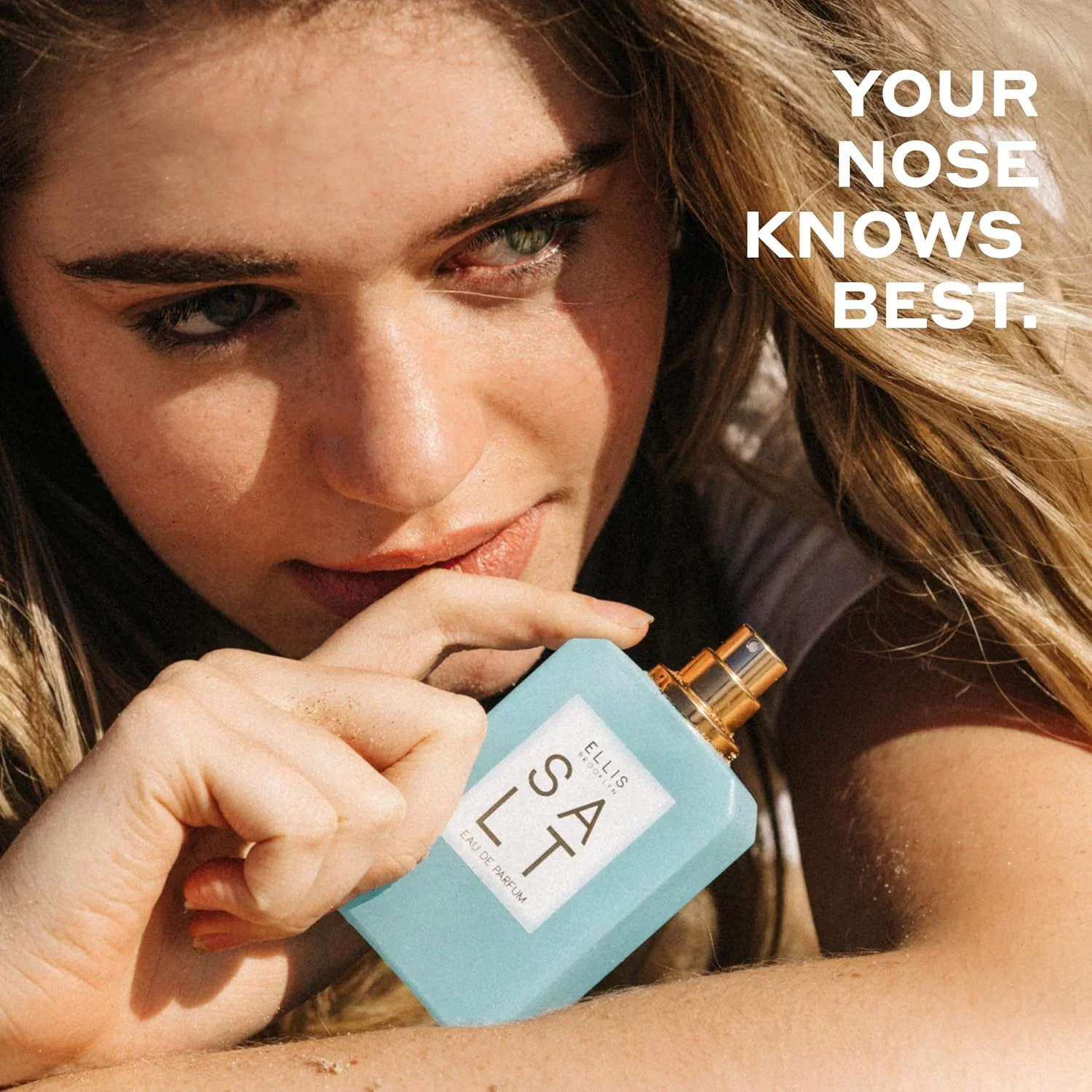 ادکلن زنانه الیس بروکلین Salt، اسپری مسافرتی، رایحه ای برای زنان با عنبر، گل یاس تاهیتی، یلانگ یلانگ و چوب صندل - گرمسیری - وگان، بدون تست حیوانی و بدون پارابن، 10 میلی لیتر