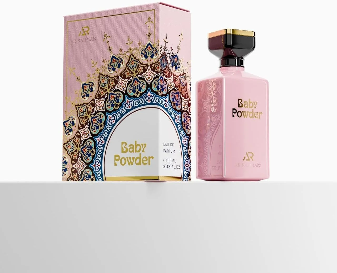 ادو پرفیوم پودر بچه – عطر گلی کهربایی ملایم با رایحه یاس و پرو بالسام – رایحه پودری رویایی – 100 میلی لیتر