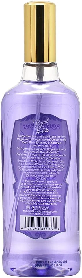 ادکلن کودک رویال ویولتس با آلوئه ورا برای پوست حساس کودک، رایحه آرامش بخش، بطری پلاستیکی 225 میلی لیتری ادکلن کودک رویال ویولتس با آلوئه ورا برای پوست حساس کودک، رایحه آرامش بخش، بطری پلاستیکی 225 میلی لیتری