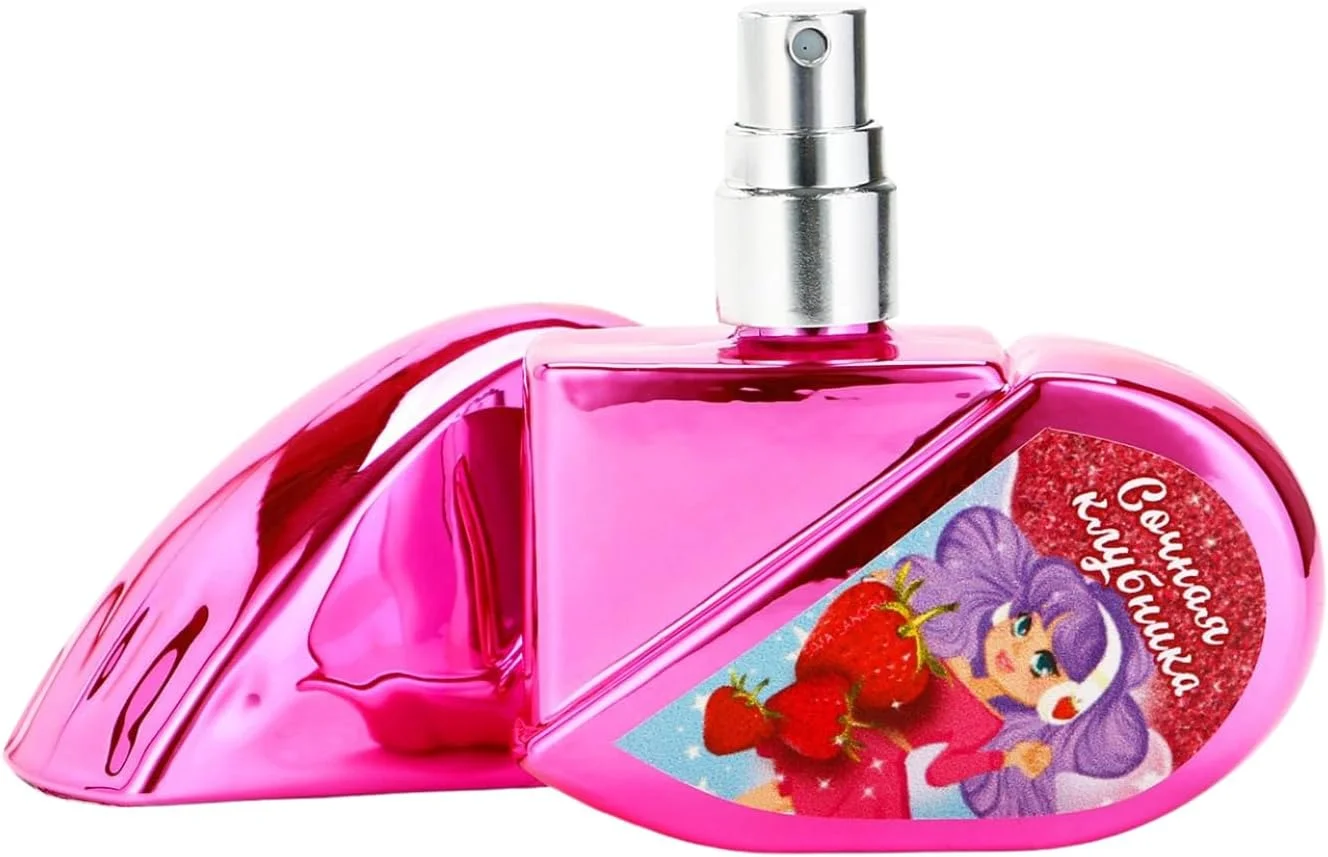 ادکلن با رایحه توت فرنگی مخصوص بانوان کوچک، بدون الکل، ایمن، شیرین، ملایم و سبک، عطر اولیه عالی