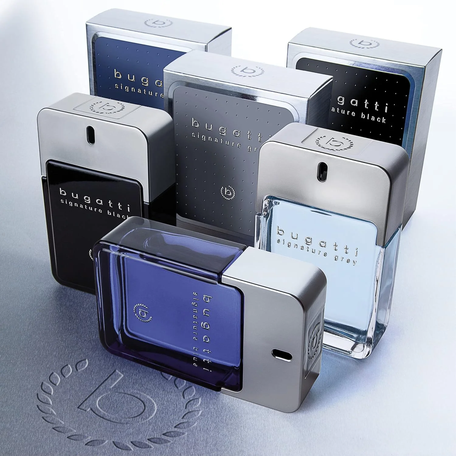 عطر مردانه بوگاتی سیگنیچر آبی، 100 میلی لیتر، ادو تویلت با رایحه ای تازه و مناسب برای تمام سنین، عطر، برای هر مناسبت و موقعیتی، ظریف، اسپرت، معطر