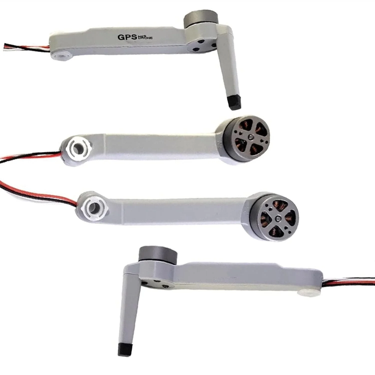 پروانه های کوادکوپتر، موتور براشلس، بازو، قطعات یدکی، مناسب برای SG108 DM001 L108 GPS RC (4 عدد بازوی خاکستری)