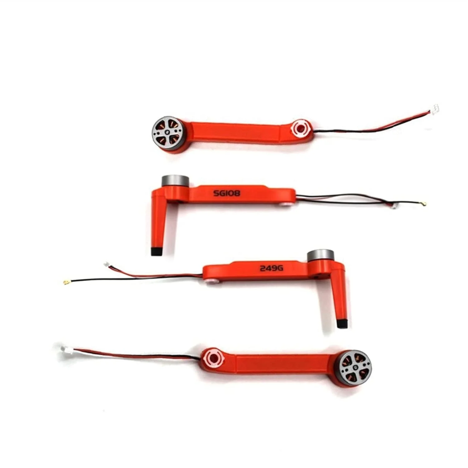 پروانه های کوادکوپتر، موتور براشلس، بازو، قطعات یدکی، مناسب برای SG108 DM001 L108 GPS RC Drone جایگزینی موتور بازو (نارنجی عقب B)