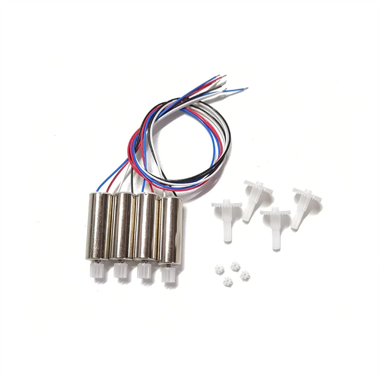 قطعات بازوی تاشو کوادکوپتر شامل موتور V4، چرخ‌دنده‌ها، مناسب برای RICHIE، برای جایگزینی موتور بازوی پهپاد Rc مدل 4D-V4 (خاکستری روشن)