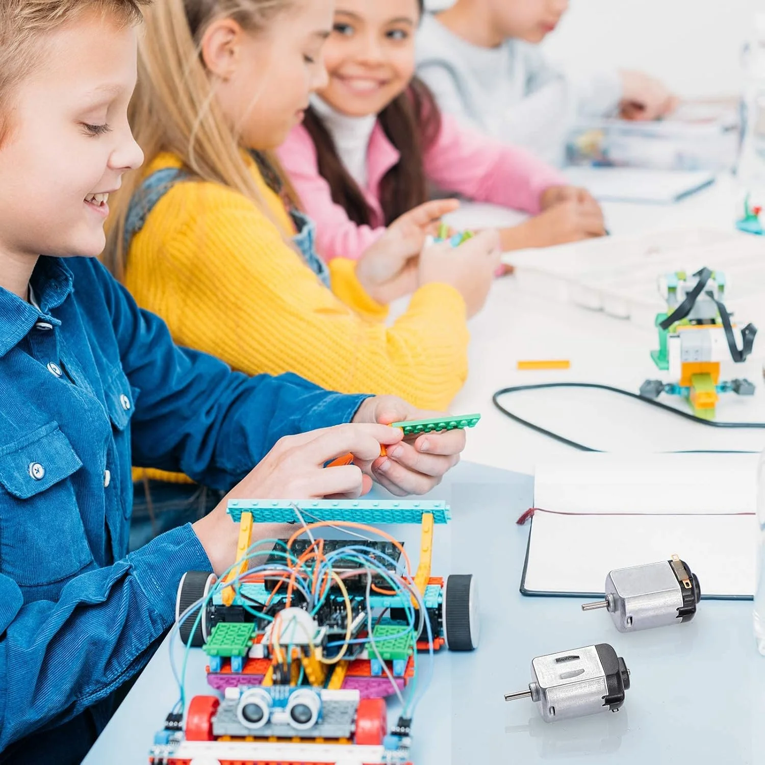 موتور DC کوچک KASTWAVE، 20 عدد موتور الکتریکی میکرو 1.5-3 ولت 23000 دور در دقیقه، موتور الکتریکی کوچک با گشتاور سرعت بالا، مناسب برای ماشین اسباب بازی کنترل از راه دور DIY، آزمایش های علمی، ربات