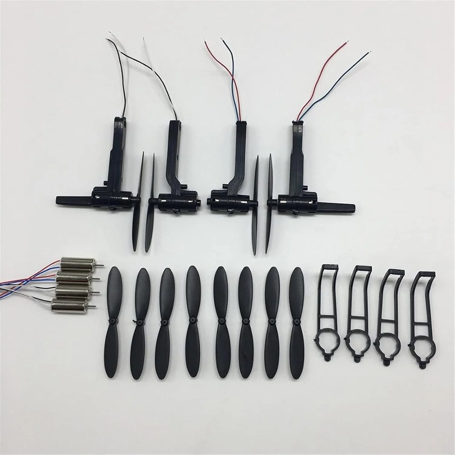 موتور بازوی موتور، پروانه ها، تیغه ها، برای کوادکوپتر KF611 جایگزینی موتور بازو (خاکستری روشن)