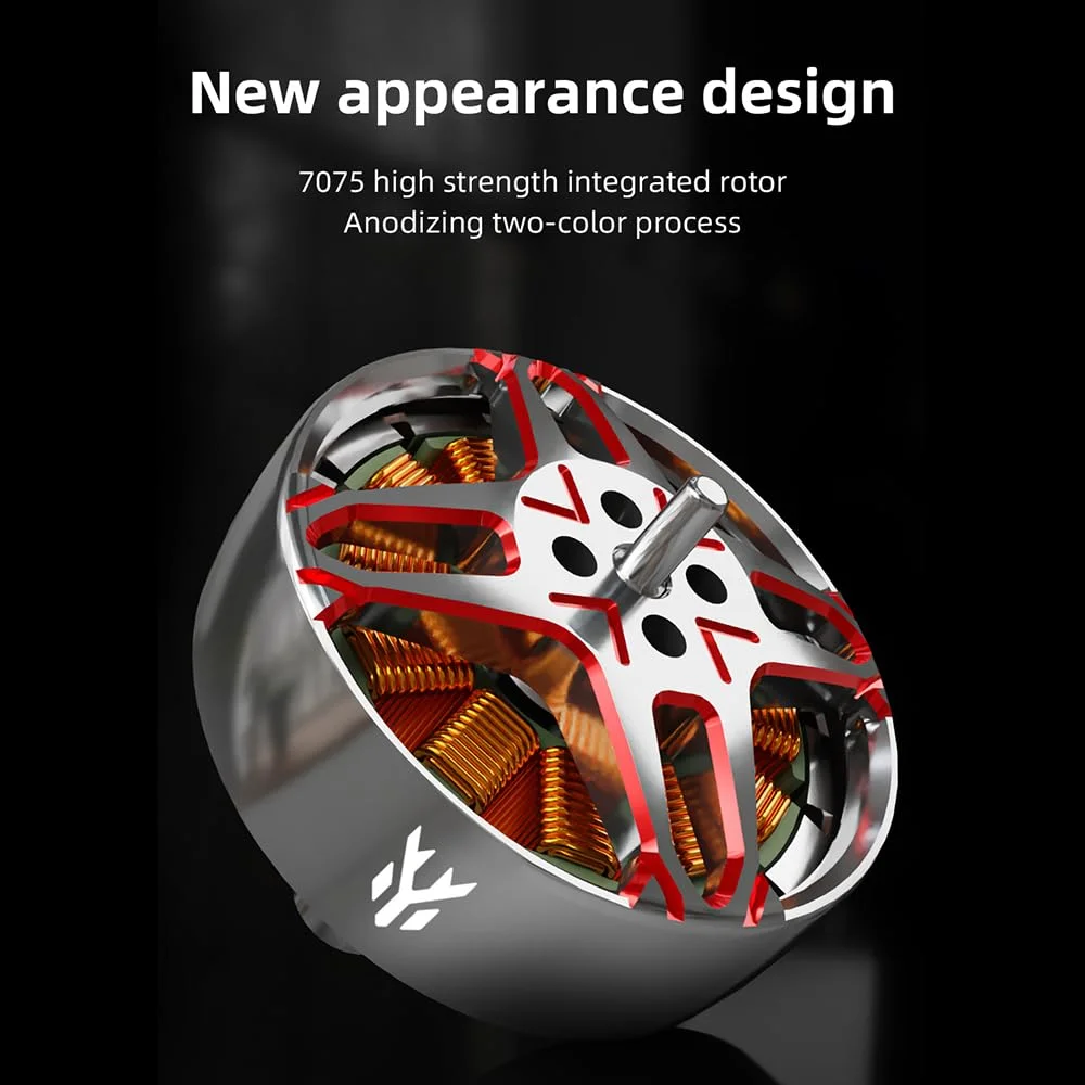 موتور براشلس HGLRC Specter 1804-2450KV 4-6S برای پهپادهای مسابقه ای فری استایل FPV سایز 3-3.5 اینچ موتور براشلس HGLRC Specter 1804-2450KV 4-6S برای پهپادهای مسابقه ای فری استایل FPV سایز 3-3.5 اینچ