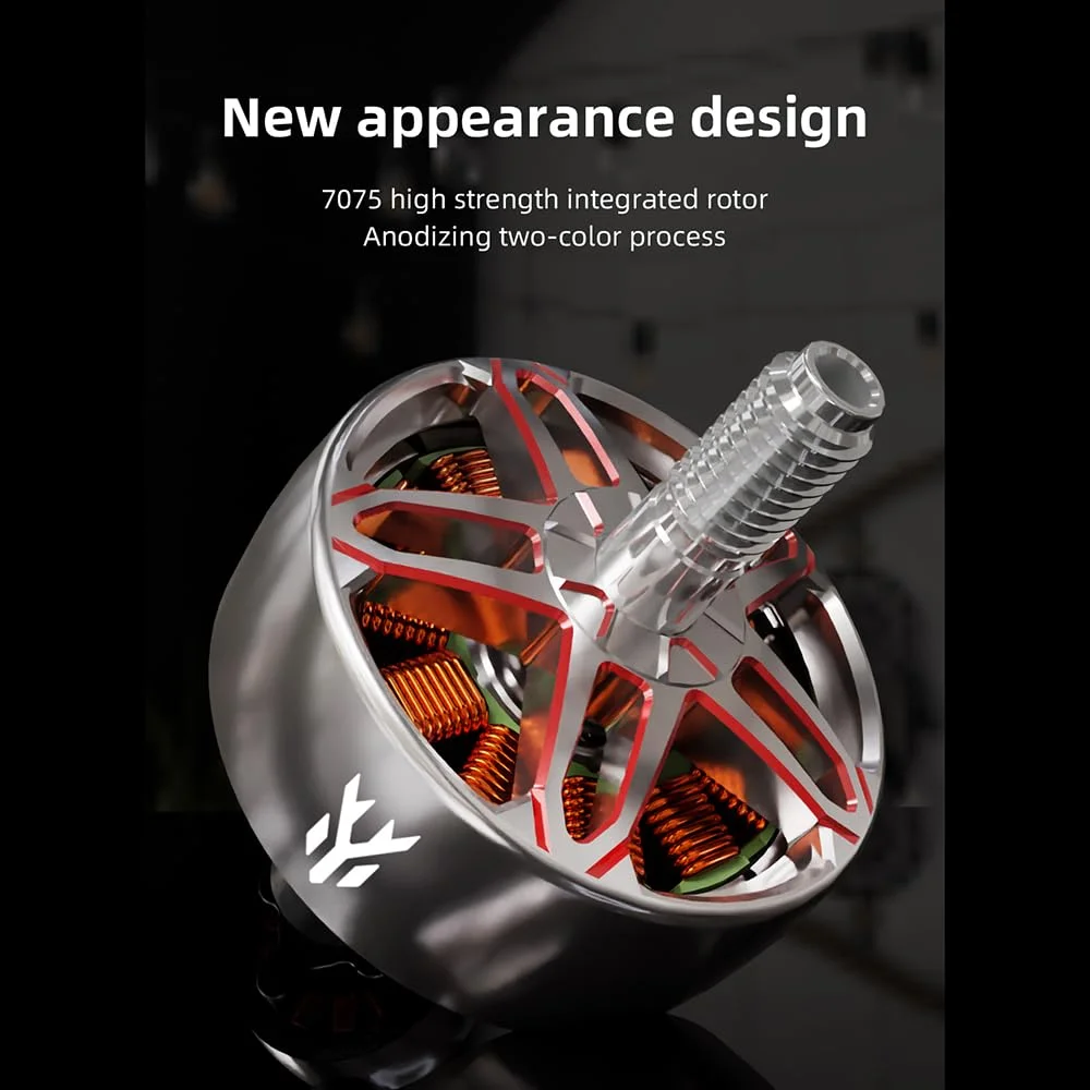 موتور براشلس HGLRC Specter 2306.5 1900KV 6S تک عددی برای کوادکوپترهای مسابقه ای FPV RC