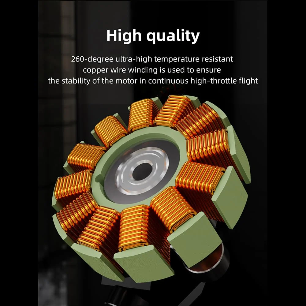 موتور براشلس HGLRC Specter 1804-2450KV 4-6S برای پهپادهای مسابقه ای فری استایل FPV سایز 3-3.5 اینچ موتور براشلس HGLRC Specter 1804-2450KV 4-6S برای پهپادهای مسابقه ای فری استایل FPV سایز 3-3.5 اینچ