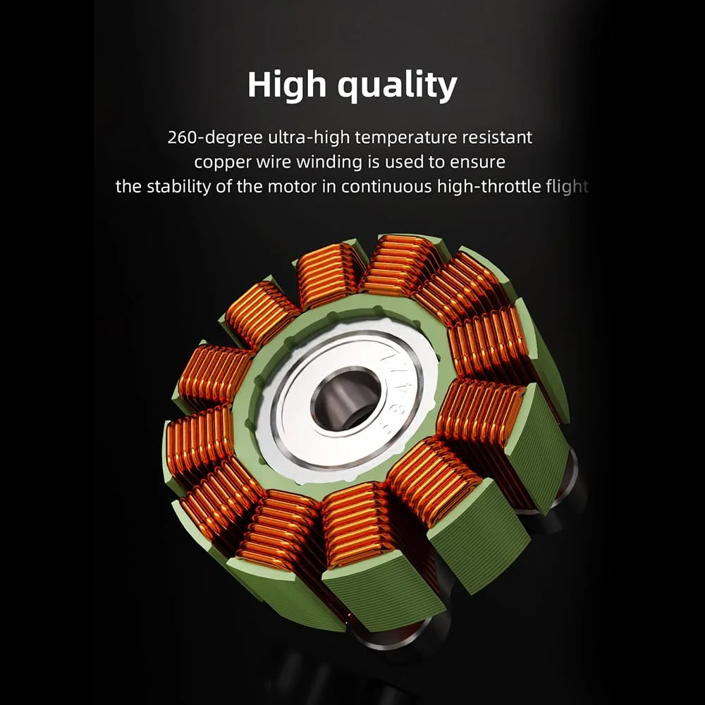 موتور براشلس HGLRC Specter 2306.5 1900KV 6S تک عددی برای کوادکوپترهای مسابقه ای FPV RC