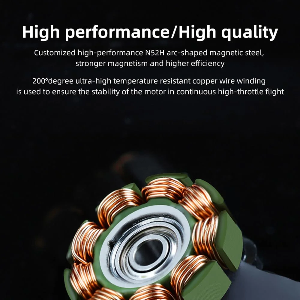 موتور براشلس HGLRC Specter 1303.5 5500KV 2-4S برای پهپادهای کوچک 2-2.5 اینچی و پهپادهای مسواکی 2-3 اینچی