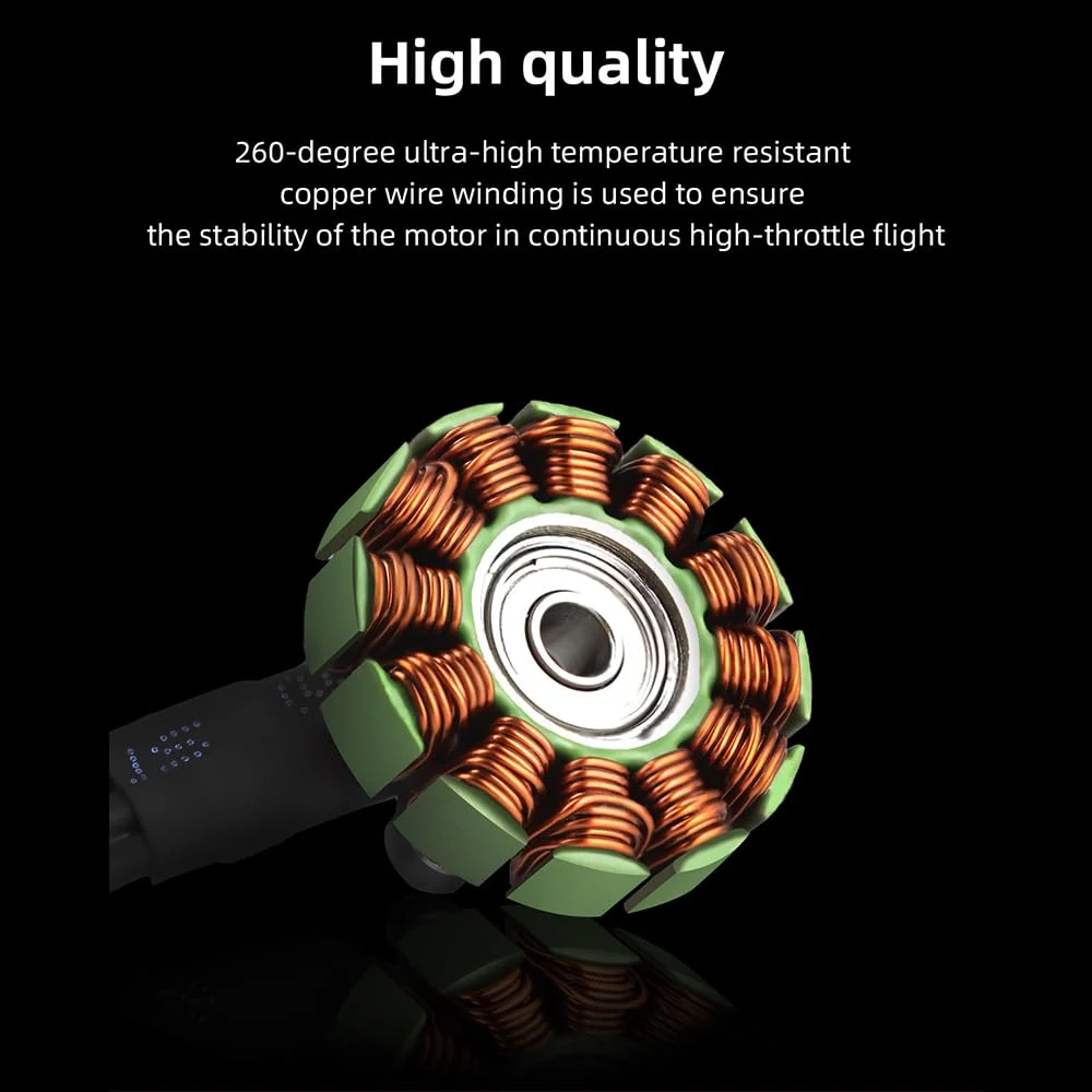 موتور براشلس HGLRC Specter 1804-3500KV 4S برای پهپادهای مسابقه ای FPV فری استایل 3 تا 3.5 اینچی