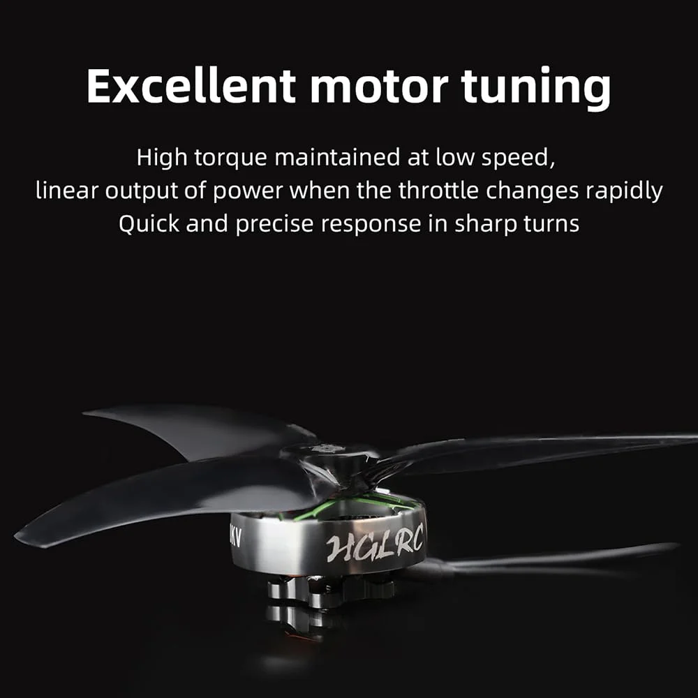 موتور براشلس HGLRC Specter 1804-3500KV 4S برای پهپادهای مسابقه ای FPV فری استایل 3 تا 3.5 اینچی