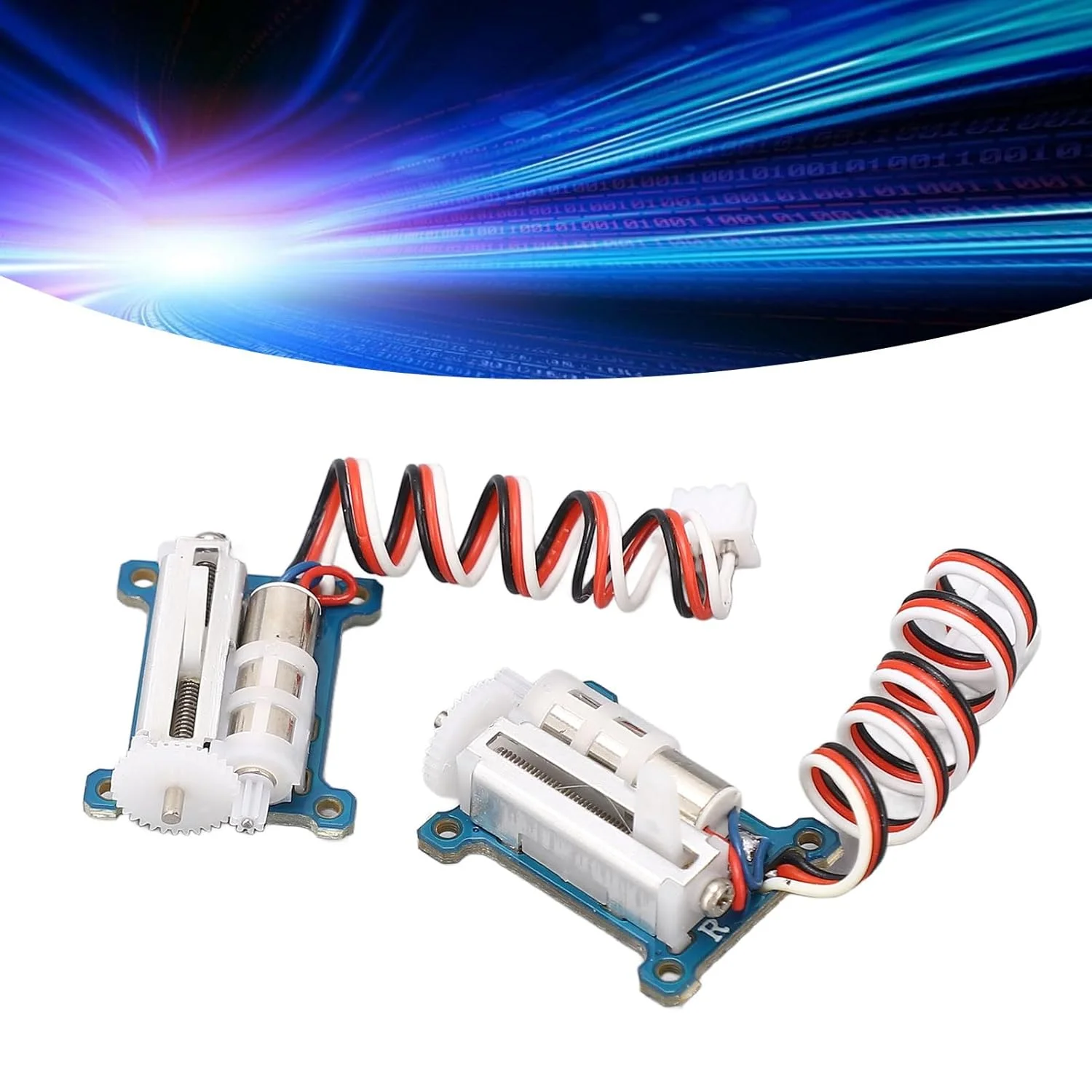 سروو دیجیتال هواپیمای RC، فوق سبک 1.5 گرمی 900-2100us خطی دیجیتال برای مینی پهپاد هواپیمای بال ثابت 3.7V-6V (دو عدد)