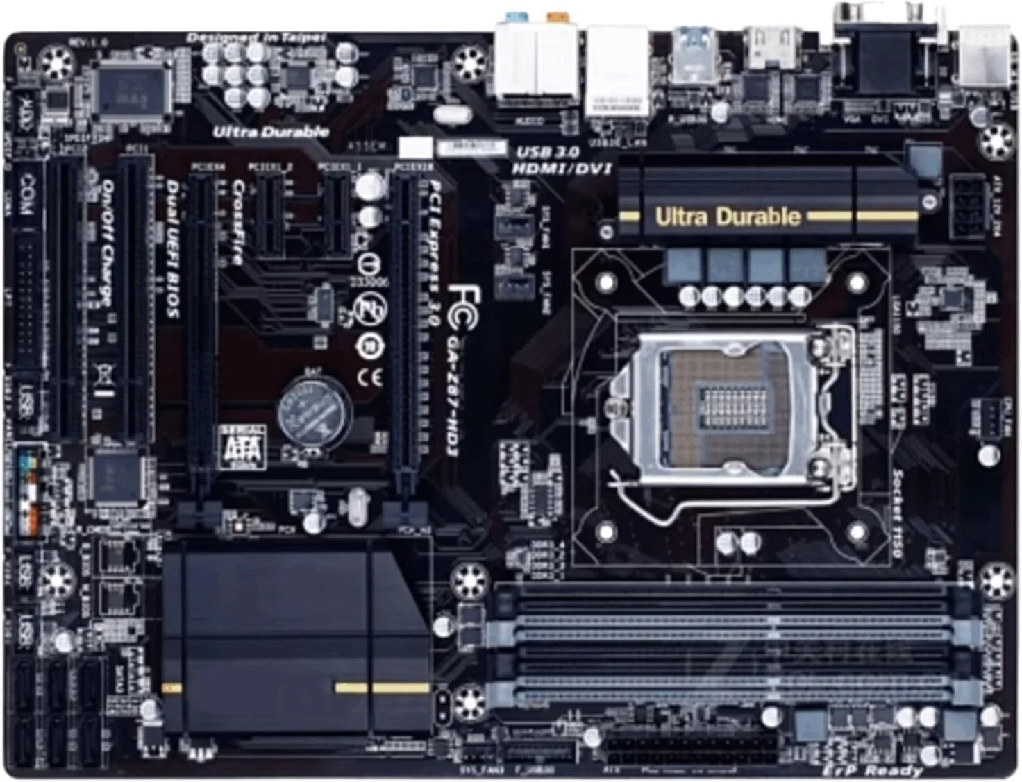 مادربرد GA-Z87-HD3 DDR3 USB3.0 32GB LGA 1150 سیستم ATX PCI-E 3.0