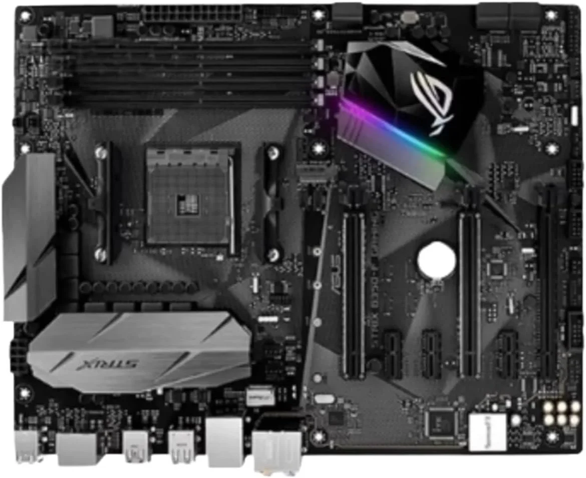 مادربرد کامپیوتر مدل B350-F با سوکت AM4، پشتیبانی از DDR4 تا 64 گیگابایت، USB و PCI-E 3.0 X16 - یک عدد