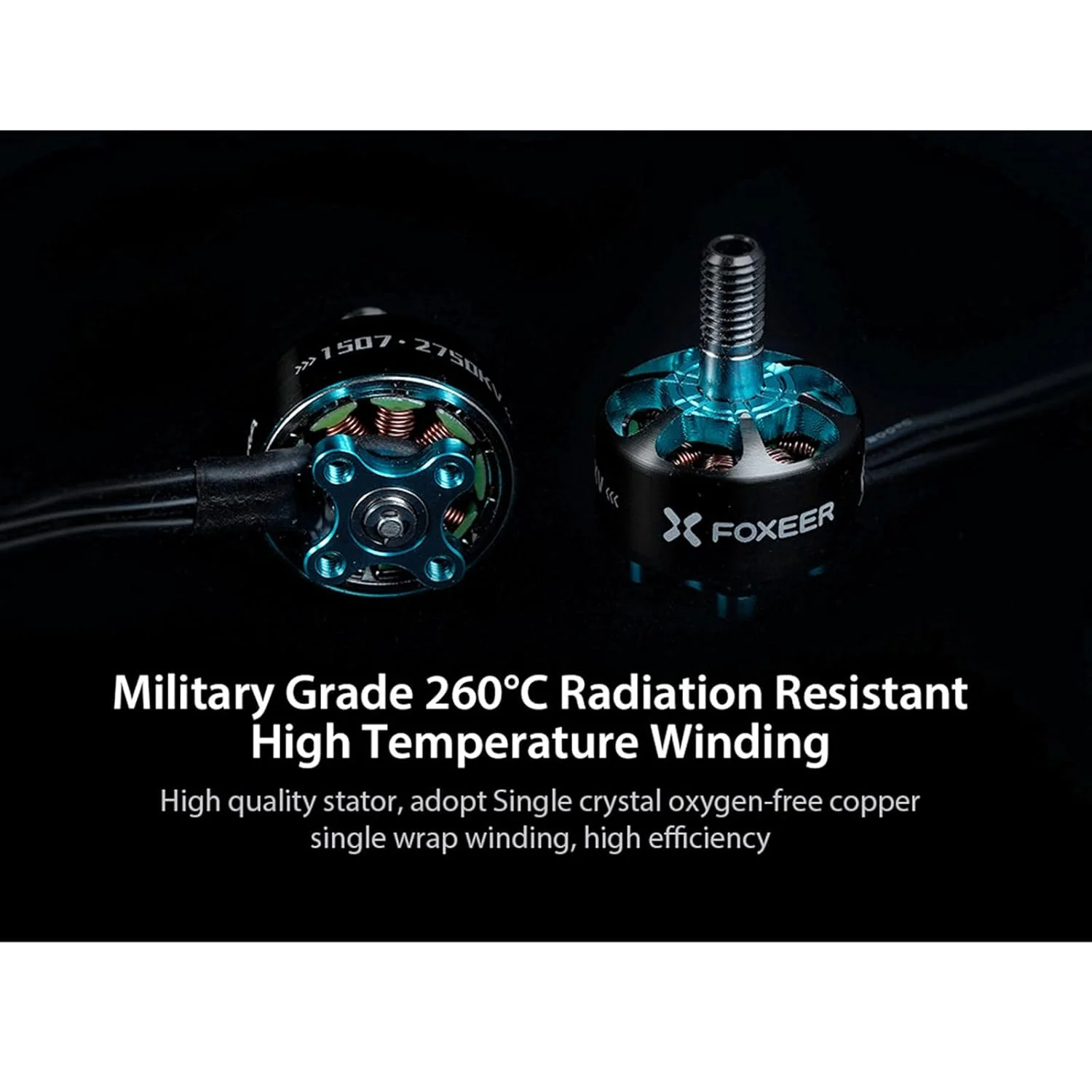 موتور براشلس 1507 2750KV برای کوادکوپترهای RC FPV (4 تا 6 سل)