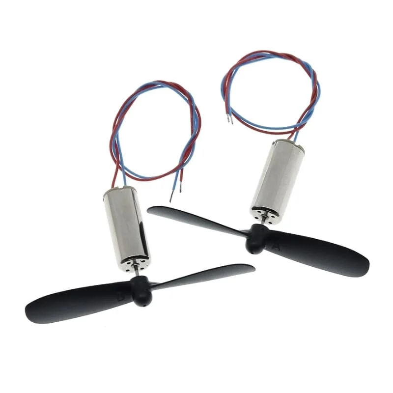 موتور میکرو بدون هسته با پروانه، سرعت بالا 50000 دور در دقیقه، محور بلند برای مدل هواپیما، کوادکوپتر، DIY