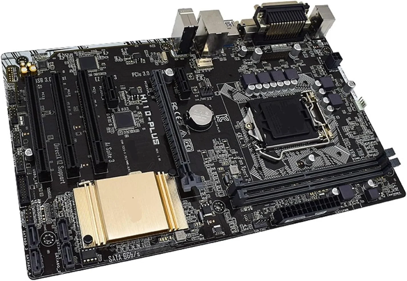 مادربرد H110 به همراه پردازنده i5-6500، سوکت H110 LGA 1151، پشتیبانی از DDR4 تا 32 گیگابایت، فرم فاکتور ATX، دارای PCI-E 3.0، چهار پورت USB3.0، یک PCI-E X16 و VGA (مادربرد + پردازنده) مادربرد H110 به همراه پردازنده i5-6500، سوکت H110 LGA 1151، پشتیبانی از DDR4 تا 32 گیگابایت، فرم فاکتور ATX، دارای PCI-E 3.0، چهار پورت USB3.0، یک PCI-E X16 و VGA (مادربرد + پردازنده)