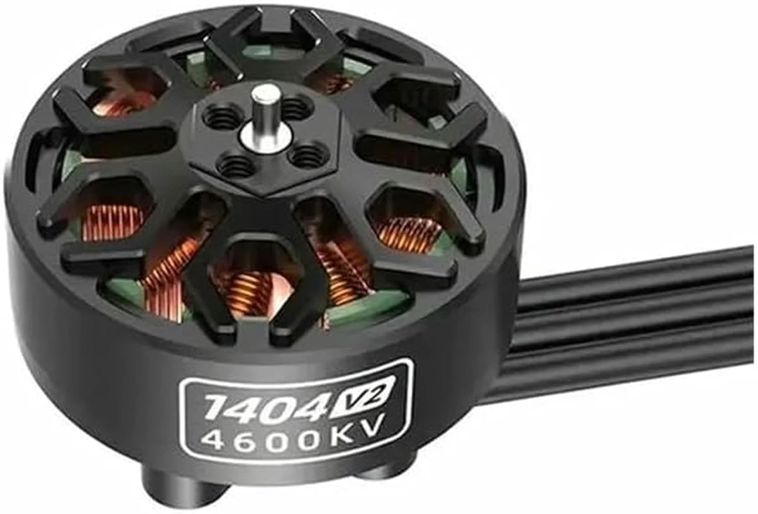 موتور براشلس 1404-4600KV با شفت 1.5 میلی‌متری 9N12P، مناسب برای کوادکوپترهای 2.5 تا 4 اینچی و پهپادهای FPV 2.5 اینچی 4S (4 عدد)