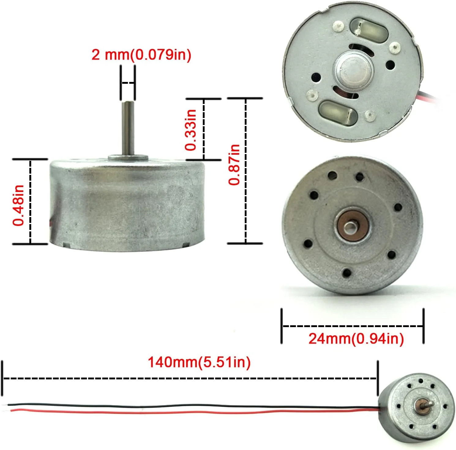 مجموعه 6 عددی موتور ژنراتور کوچک EUDAX موتور DC 3V-12V با پروانه برای اسباب بازی های الکترونیکی DIY، توربین بادی، مدل تولید برق هندلی، پروژه مدرسه، آزمایش فیزیک آموزشی - تصویر 2 مجموعه 6 عددی موتور ژنراتور کوچک EUDAX موتور DC 3V-12V با پروانه برای اسباب بازی های الکترونیکی DIY، توربین بادی، مدل تولید برق هندلی، پروژه مدرسه، آزمایش فیزیک آموزشی - تصویر 2