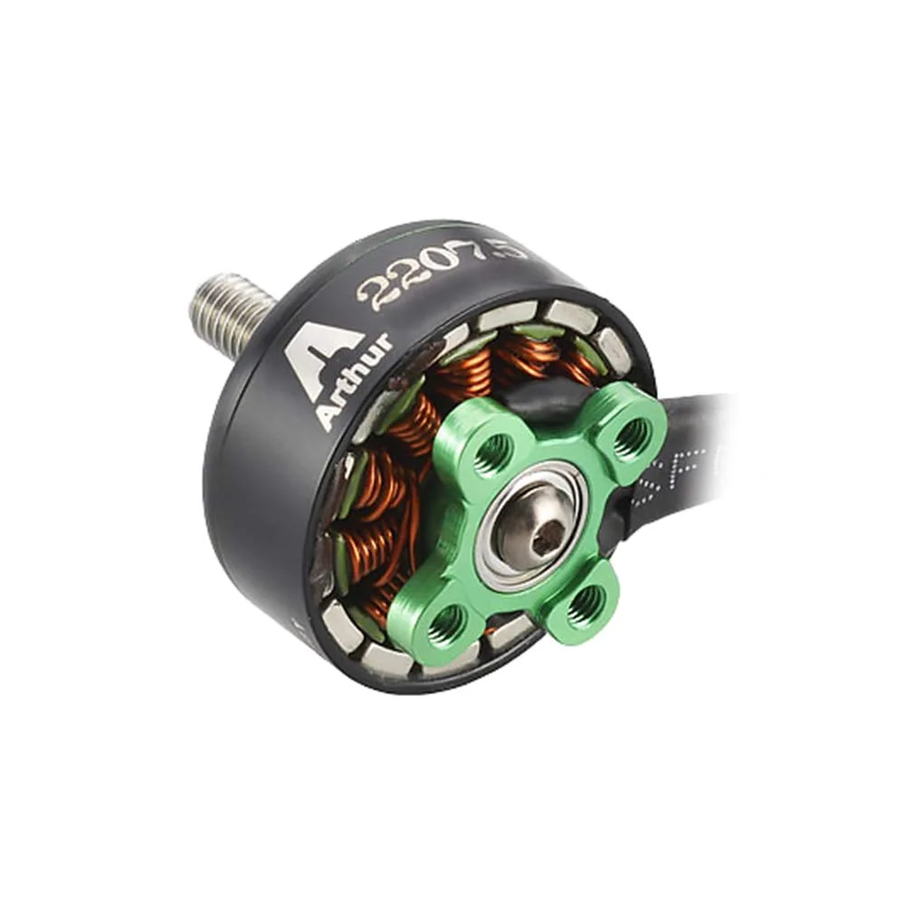 موتور براشلس آرتور 2207.5 فلش هابی 2500KV 2-4S برای مدل های RC، کوادکوپترهای FPV، مولتی کوپترها و پهپادها (2500KV) - تصویر 3