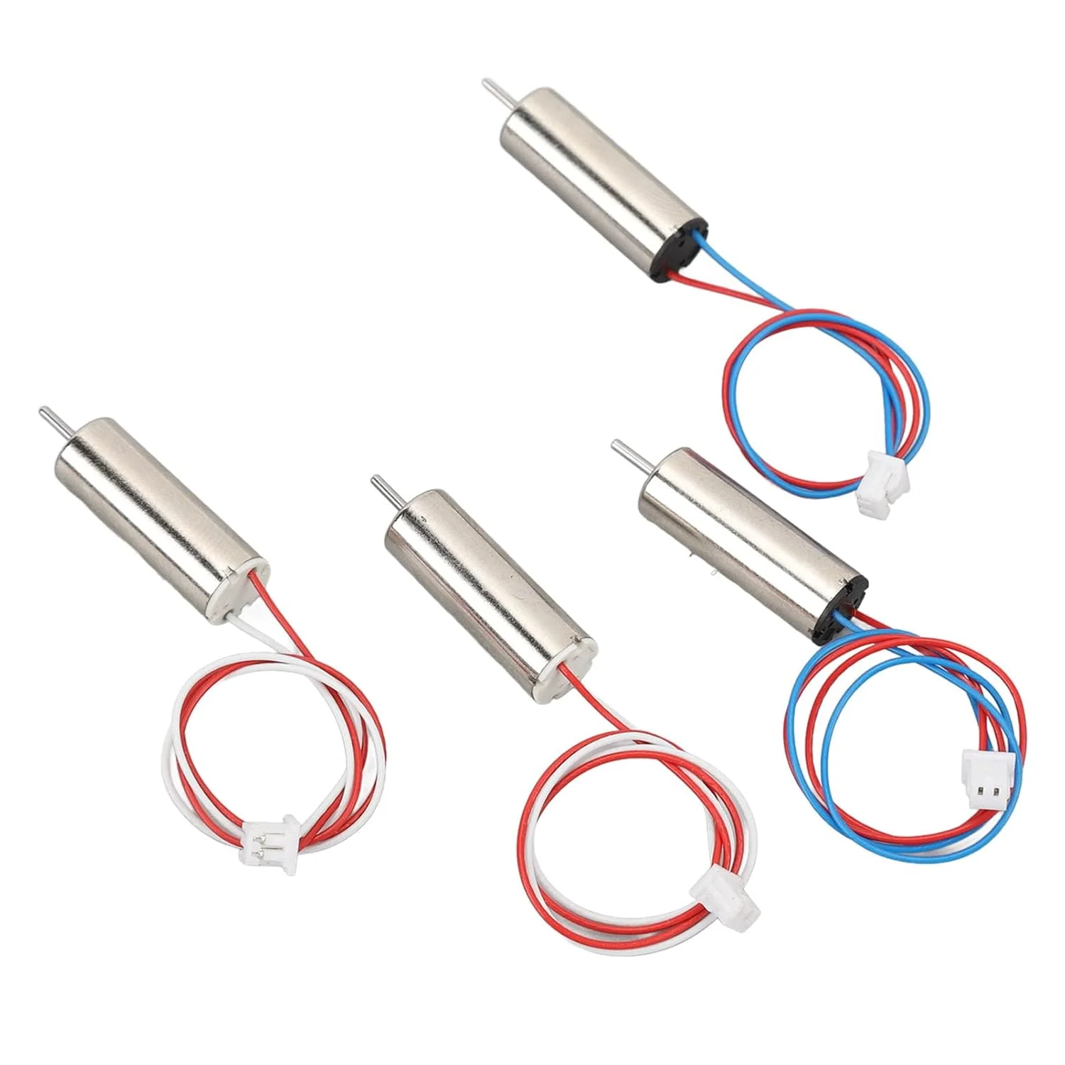 موتورهای هسته ای DC، بسته 4 عددی موتورهای براش خورده 720 با ابعاد 7x20 میلی متر، مینی DC برای پهپادهای RC و کوادکوپترها، سبک و جمع و جور، با دوام