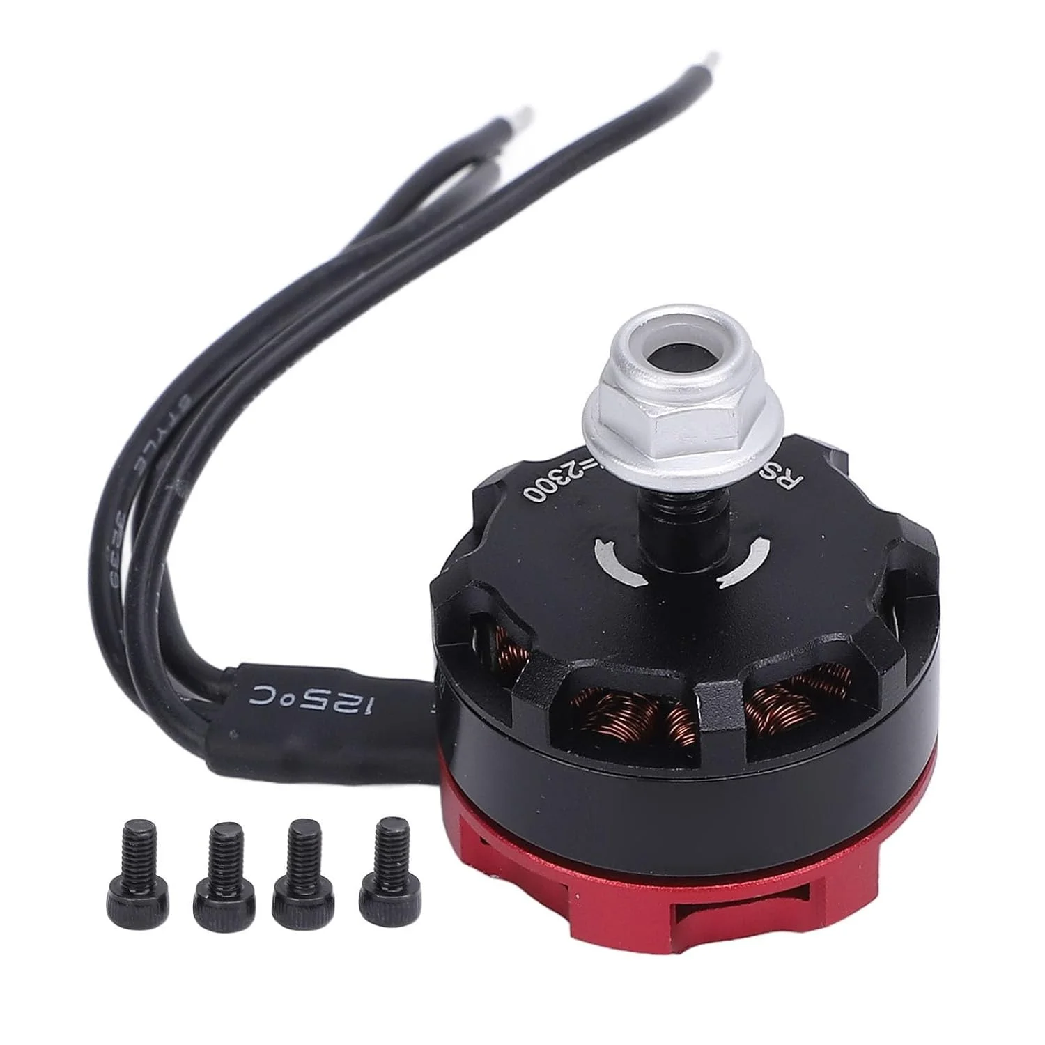 موتور براشلس 2300KV، موتور RC با طراحی مقاوم در برابر سقوط CCW 3-4S، موتور پهپاد مسابقه ای برای پهپاد مسابقه ای FPV و مولتی کوپتر FPV