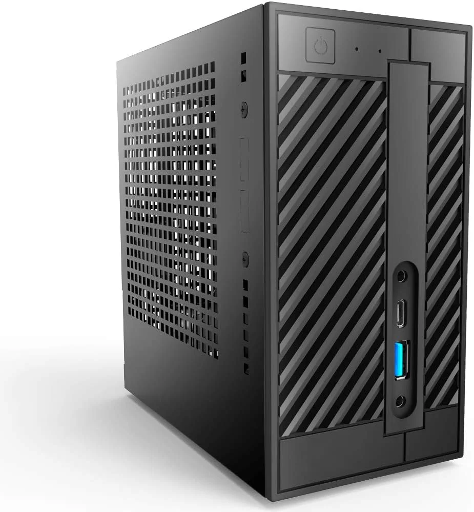 ASRock Deskmini 310 Barebone مشکی LGA1151 تا 64 گیگابایت DDR4 SO-DIMMS; DisplayPort, HDMI و D-Sub